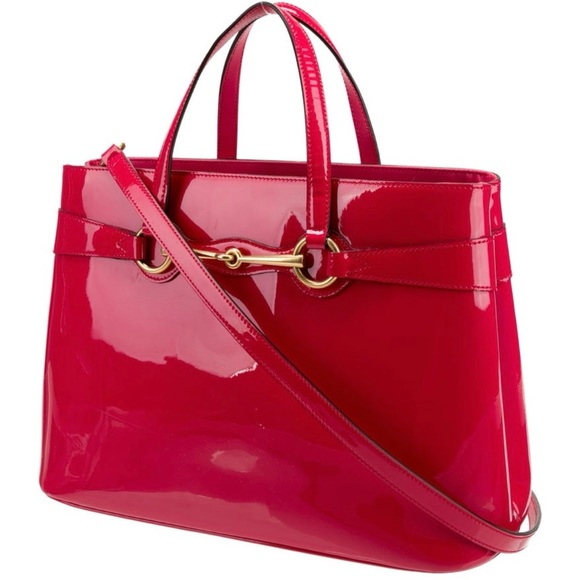 Gucci Leather Bright Bit Medium Tote - Picture 5 of 7